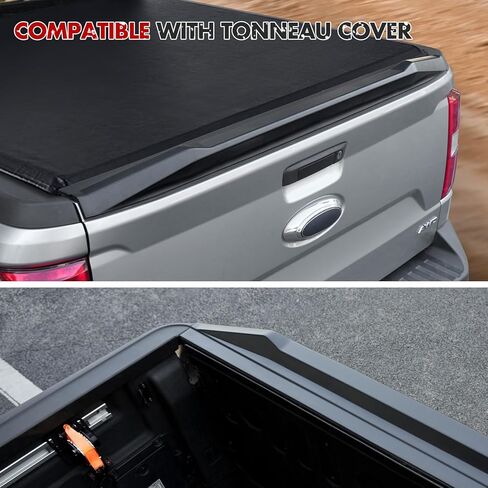 Mabett Tailgate Spoiler Wing Compatible with 2026,2022-2025 Ford Maverick, Exterior Rear Trunk Lip Molding Trim No Drill Adhesive Install Accessories in Kuwait