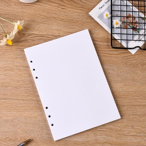 White Release Paper Blank Stationery Reusable Loose Leaf Storage Book Universe Sticker Organizer Stickers Collecting Album Masking Tape(A5 40sheets) in Kuwait