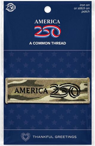 America 250 Heat Press Embroidered Patches A250 Light – Officially Licensed A250 Commemorative Iron-On Appliqués for Jackets, Hats & Bags in Saudi Arabia