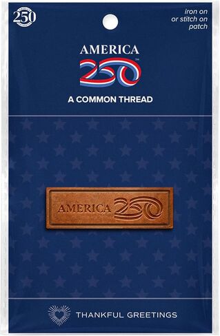 America 250 Heat Press Embroidered Patches A250 Light – Officially Licensed A250 Commemorative Iron-On Appliqués for Jackets, Hats & Bags in Kuwait