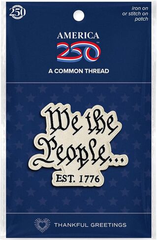 America 250 Heat Press Embroidered Patches A250 Light – Officially Licensed A250 Commemorative Iron-On Appliqués for Jackets, Hats & Bags in Kuwait