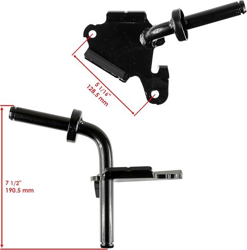 Caltric Steering Left and Right Spindle Compatible with John Deere D105 D110 D125 D130 D140 After 70000 in Kuwait