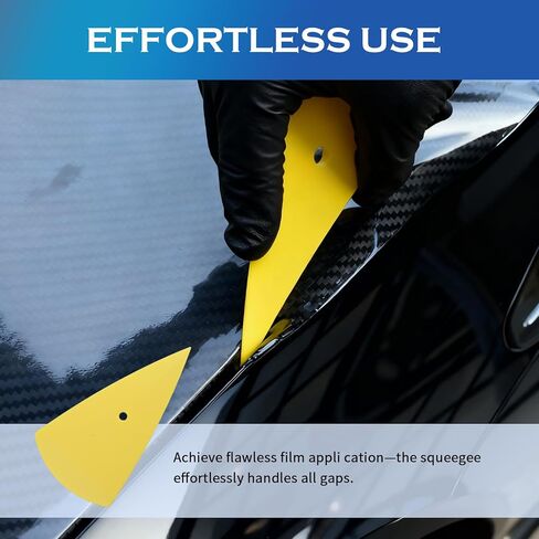 18PCS Window Tint Car Kit,Multi-Tool Car Window Tint Kit Includes Vinyl Squeegee,Felt Squeegee,Cutting Knife with Blade,Universal Cars Tints Kits for Cars Tints & Modifications in Kuwait