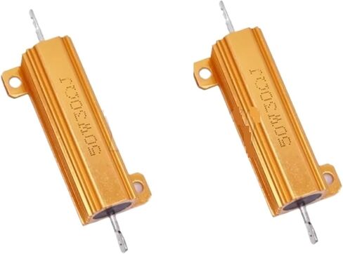RX24-50W الألومنيوم الطاقة معدن شل حالة Wirewound المقاوم 0.01R ~ 300K 1R 2R 3R 5R 6R 8R 10R 20R 30R 100R 75K 150K 200K أوم (50W 12K) in Kuwait