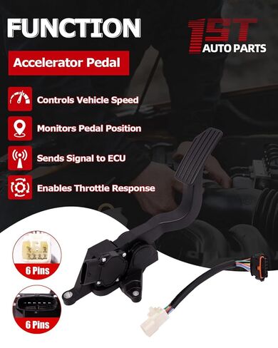1ST Accelerator Pedal with Position Sensor Replacement APS255 Fits for Chevrolet Aveo5 Aveo 2006-2008, for Pontiac G3 2007-2008, Replaces OE: 42656700 42790359 95229238 in Kuwait