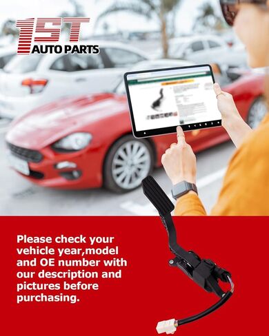 1ST Accelerator Pedal with Position Sensor Replacement APS255 Fits for Chevrolet Aveo5 Aveo 2006-2008, for Pontiac G3 2007-2008, Replaces OE: 42656700 42790359 95229238 in Kuwait