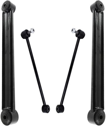 Detroit Axle - Rear Trailing Arms Sway Bars for 1997-2002 Ford Expedition Lincoln Navigator, 2 Lower Trailing Arms Assembly 2 Sway Bar End Links 1998 1999 2000 2001 Replacement in Kuwait