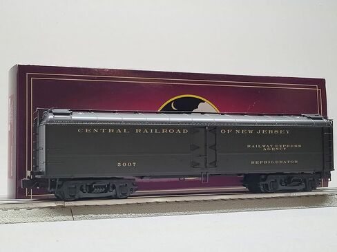 M.T.H. Electric Trains MTH Premier Jersey Central R50B Express Reefer #5007 O Gauge 20-94751-5007 in Kuwait