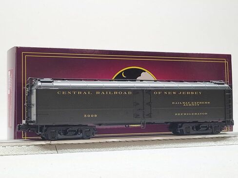 M.T.H. Electric Trains MTH Premier Jersey Central R50B Express Reefer #5009 O Gauge 20-94751-5009 in Kuwait