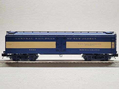 م.ث. القطارات الكهربائية MTH Premier Jersey Central R50B Express Reefer #5003 O Gauge 20-94750-5003 in Kuwait