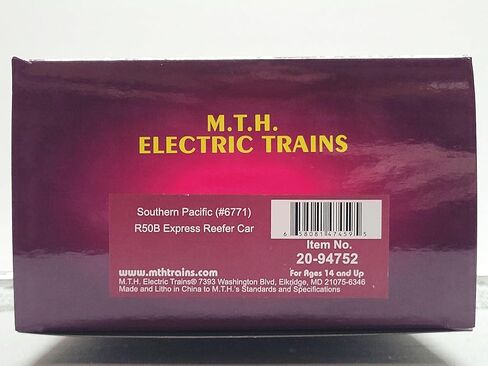 م.ث. القطارات الكهربائية MTH Premier Southern Pacific R50B Express Reefer #6771 O Gauge 20-94752-6771 in Kuwait