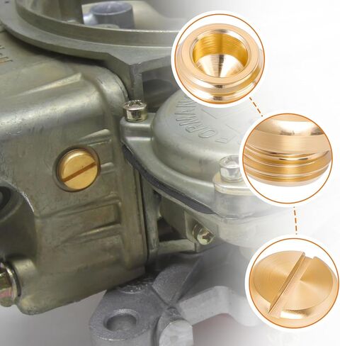 26-13 Fuel Bowl Sight Plug Kit for Holley Carburetor 4150 4500 4160, 5/16"-24 Thread Plug - 4 Pcs in Kuwait