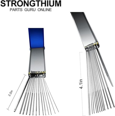 Strongthium Copper Carburetor Jet Cleaning Tool Set & Stainless Steel Cutting Torch Tip Cleaner Tool kit for Carb Jet Sprinklers Carbon Welding Nozzles Density Nylon Motorcycle Jet Small Engine in Kuwait