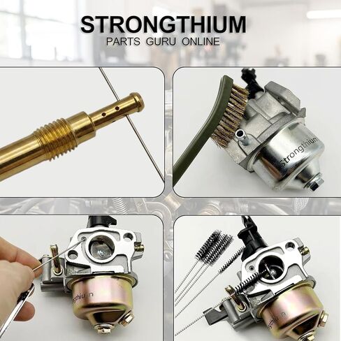 Strongthium Copper Carburetor Jet Cleaning Tool Set & Stainless Steel Cutting Torch Tip Cleaner Tool kit for Carb Jet Sprinklers Carbon Welding Nozzles Density Nylon Motorcycle Jet Small Engine in Kuwait