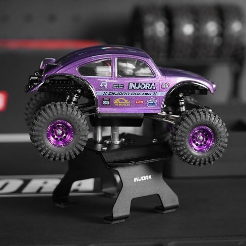 حامل سيارة INJORA من الألومنيوم RC مع حامل صدمات لسيارة RC 1/30 1/32 SCX30 Ascent-32 Losi Micro-B Micro-T in Kuwait