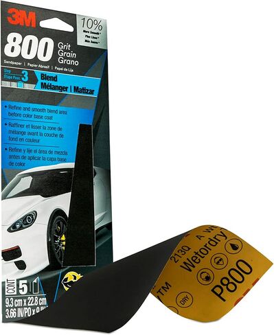 ورق صنفرة بحبيبات 800، 3 2/3 بوصة × 9 بوصة، 03022 - OE 03022 in Kuwait