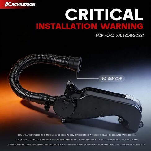 Oil Separator Assembly Compatible with Ford F250-F550 Super Duty 6.7L Power Stroke Diesel | Replace# FC3Z-6A785-F/D PC3Z-6A785-A 2011+ 2017-2019 2023-2024 in Kuwait