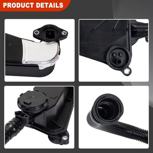 Air Oil Separator Assembly Compatible with 2023 2024 F250 F350 Super Duty OR 2011+ 6.7L Powerstroke Diesel -PCV CCV Vent Valve Engine Crankcase #PC3Z-6A785-A, PC3Z6A785A in Kuwait