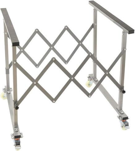 Mobile Telescopic Universal Paint Rack, Automotive Panel Paint Stand for Hood Stand & Bumper Work | Adjustable 15-140cm | Holds 100kg | Freestanding Body Repair Tool in Kuwait