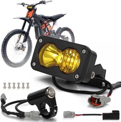 مصباح أمامي للدراجة الترابية الكهربائية لـ Surron Sur ron Light Bee S/X LBX X260 مصباح أمامي 1000LM أبيض 6000-6500K أضواء الدراجة النارية كشافات أمامية in Saudi Arabia