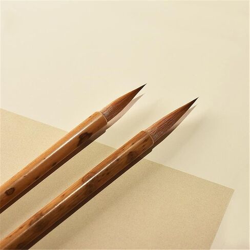 Weasel Hair Writing Brush Regular Script Running Script Calligraphy Brush Chinese Painting Outline Pen(L) in Kuwait