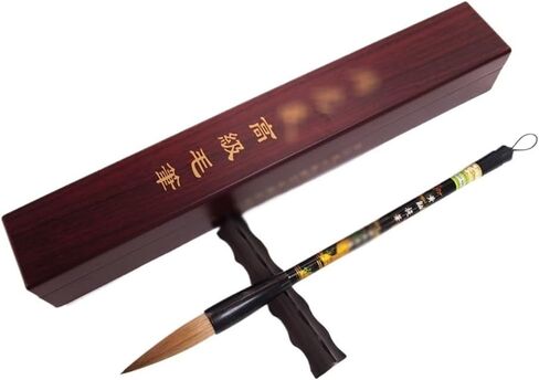 Boxed Wolf Hair Brush Colourful Brush Carrying Brush Running Seal Script Calligraphy Brush in Kuwait