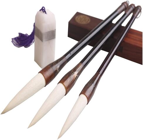 Changfeng Sheep Hair BrushChinese Painting BrushCouplet BrushSheep Hair Brush in Kuwait