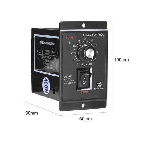 US-52 400 واط وحدة تحكم سرعة المحرك محرك محدد منظم للأمام والخلف التيار المتناوب 220 فولت 50 هرتز 60 هرتز وحدة تحكم الغسالات in Kuwait
