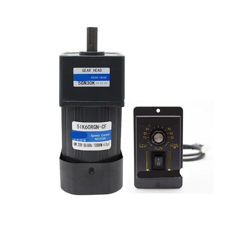 5IK60RGN-CF 60W Single-Phase AC deceleration Speed regulating Motor, Forward and Reverse + Speed Controller(38RPM) in Kuwait
