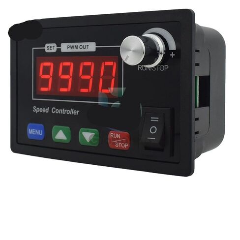 DC10-55V 40A وحدة تحكم المحرك شاشة ديجيتال سرعة قابل للتعديل PWM إلى الأمام إلى عكس دوران مقياس سرعة الدوران in Kuwait