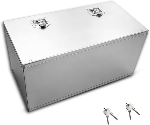 Truck Bed Toolbox for pickup trucks, RVs, and trailers,stainless steel Truck Storage Organizer with Lock and Key (36x18x18 inches) in Saudi Arabia