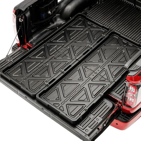 Truck Bed Slide Out Cargo Tray, 56" L x 42.9" W Size Slide-Out Truck Bed Organizer Tray for 5’+Long Beds, Sliding Truck Organizers and Storage Tray with Open Hooks & Elastic Cargo Net in Kuwait