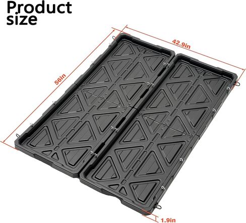 Truck Bed Slide Out Cargo Tray, 56" L x 42.9" W Size Slide-Out Truck Bed Organizer Tray for 5’+Long Beds, Sliding Truck Organizers and Storage Tray with Open Hooks & Elastic Cargo Net in Kuwait