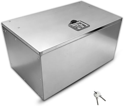 Truck Bed Toolbox for pickup trucks, RVs, and trailers,stainless steel Truck Storage Organizer with Lock and Key (36x18x18 inches) in Kuwait