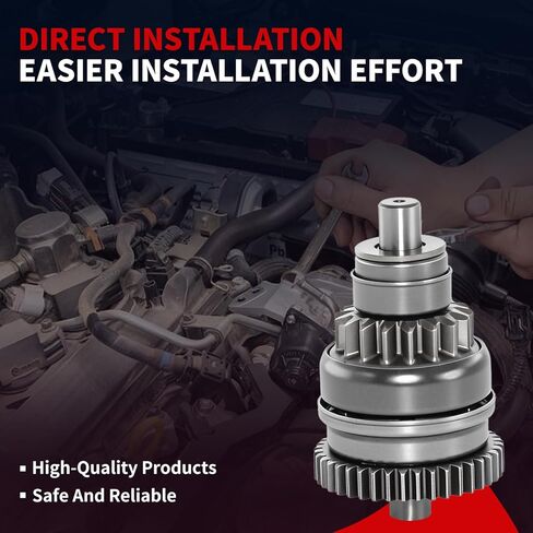 Starter Drive Bendix For 1994-2014 Polaris ATP ATV Magnum Scrambler Sportsman Xplorer Ranger Trail Big Boss 250 300 335 400 425 500 700 Replaces SMU5003 3083647 SM1329850 ZN0751 in Kuwait