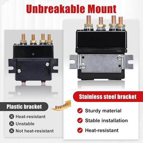 98381 Upgraded Winch Contactor Fits for Warn Zeon winches 8, 8S, 10, 10S, 12 and 12S | Replace Number 81400 A1 in Kuwait