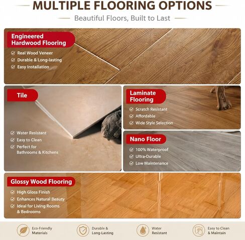 Floor Gap Fixer Tool with Heavy Duty Suction Cup, Laminate & Vinyl Plank Flooring Gap Repair Tool, Floor Suction Cup Tool for Gaps, Plank Puller for Wood Hardwood LVP Floating Floors Fixing in Kuwait