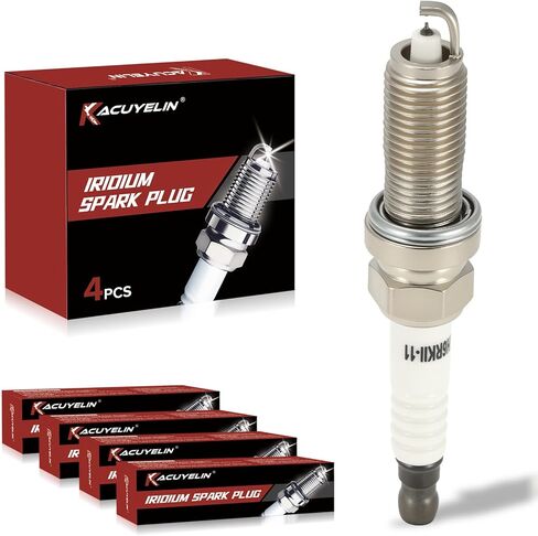 Double Iridium 9029 Spark Plugs Set of 4 Compatible with Nissan Altima 2.5 07 08 09 10 11 12 13,Frontier 2005-2019,Rogue 2008-2013,Sentra 2007-2019,Versa 2007-2020#91187 LKAR6AIX-11 in Kuwait