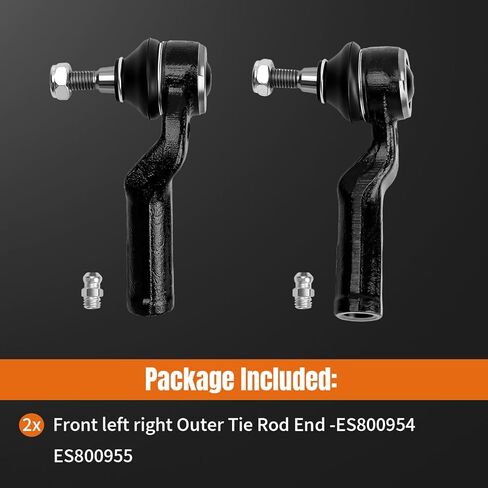 LCWRGS Front Outer Tie Rod Ends Fits for Ford Escape 2013-2019, Focus 2012-2018, Transit Connect 2014-2018, C-Max 2013-201, Lincoln MKC 2015-2019, ES800954 ES800955-2pcs in Kuwait