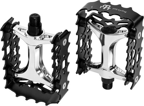 دواسات الدراجة الجبلية ZTZ MTB دواسات الدراجة الجبلية 9/16 تحمل مختومة، دراجة متينة من الألومنيوم مضادة للانزلاق، دواسات منصة الدراجة خفيفة الوزن لدراجة BMX MTB in Saudi Arabia