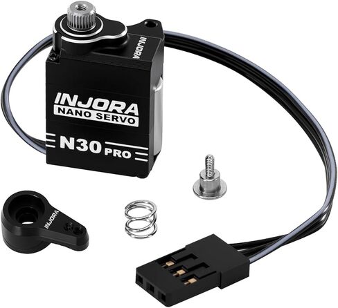 INJORA High Torque N30 PRO Nano Servo with Servo Saver for 1/30 Axial SCX30 in Kuwait