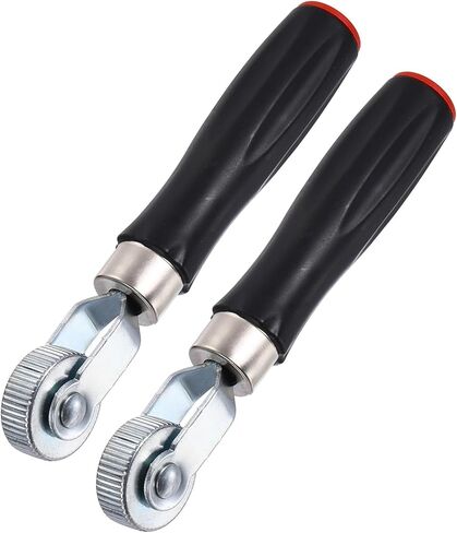 HARFINGTON 2 PCS Car Seam Roller 0.47 Inch Len Car Audio Sound Deadening Roller Sound Deadener Wheel Roller with PP Handle for Auto Noise Heat Insulation Mat Wallpaper Application in Saudi Arabia
