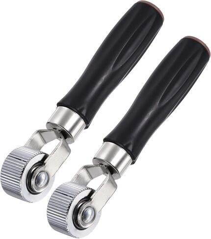 HARFINGTON 2 PCS Car Seam Roller 0.47 Inch Len Car Audio Sound Deadening Roller Sound Deadener Wheel Roller with PP Handle for Auto Noise Heat Insulation Mat Wallpaper Application in Saudi Arabia