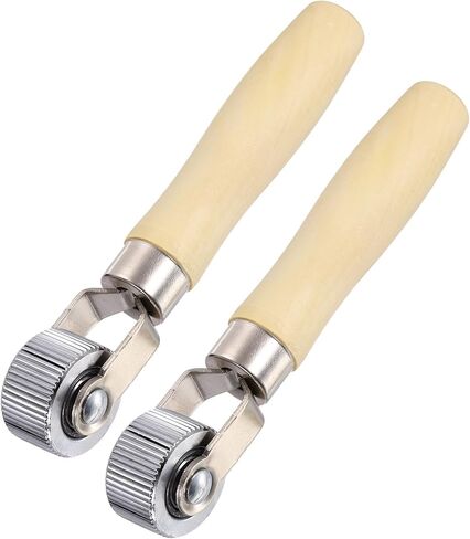 HARFINGTON 2 PCS Car Seam Roller 0.47 Inch Len Car Audio Sound Deadening Roller Sound Deadener Wheel Roller with PP Handle for Auto Noise Heat Insulation Mat Wallpaper Application in Saudi Arabia