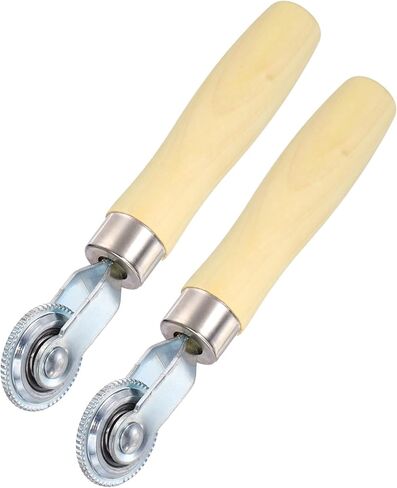 HARFINGTON 2 PCS Car Seam Roller 0.47 Inch Len Car Audio Sound Deadening Roller Sound Deadener Wheel Roller with PP Handle for Auto Noise Heat Insulation Mat Wallpaper Application in Saudi Arabia