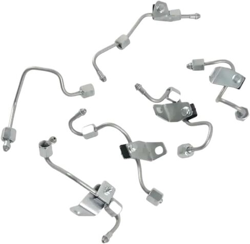 مجموعة خطوط حاقن الوقود من 6 متوافقة مع Ram 5.9L 2003 2004 2005 2006 2007 2008 2009 5086871AA 5086872AB 5086873AB in Kuwait