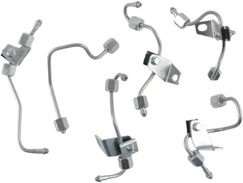 مجموعة خطوط حاقن الوقود من 6 متوافقة مع Ram 5.9L 2003 2004 2005 2006 2007 2008 2009 5086871AA 5086872AB 5086873AB in Kuwait