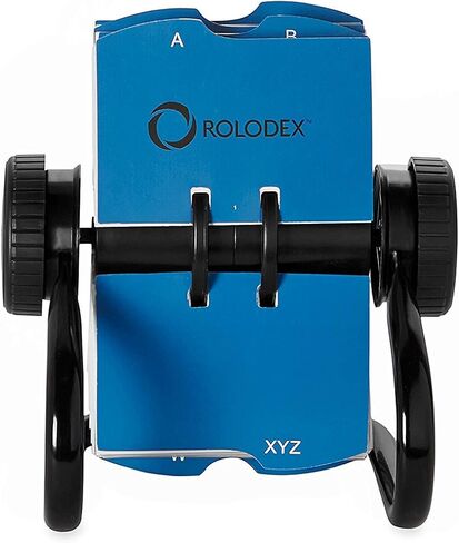 Rolodex Rotary Business Card File 400-Card Capacity Black (Pack of 4) in Kuwait