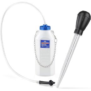 Orion Motor Tech Brake Bleeder Kit, 1L Brake Bleeder Bottle with 30 ml Fluid Extractor, 27 in Hose & Steel Chain, One-Person Brake Bleeding Tool Kit for Cars Motorcycle ATV in Kuwait