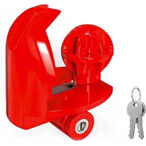 Glieskir Adjustable Trailer Hitch Lock for RV & Boat Trailers, Heavy Duty Anti-Theft Tongue Coupler Lock with Keyed Alike Design, Fits 1-7/8", 2", and 2-5/16" Couplers in Saudi Arabia